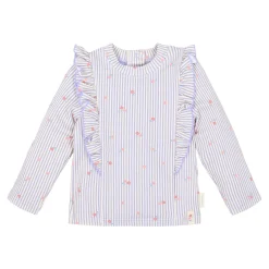 Little Dutch Long sleeve swim shirt - UPF 40 - Purple - Stripes Discount