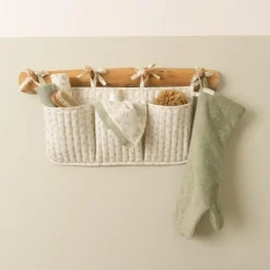 Little Dutch Long washcloth - Green - Essentials - Blueberry Leaves New