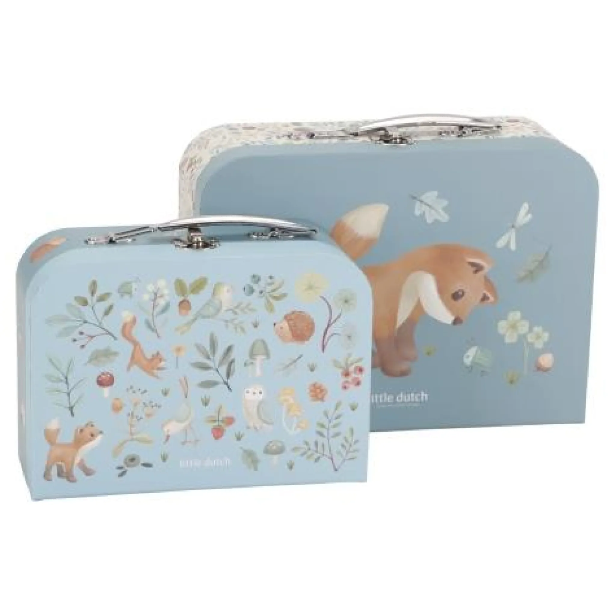 Little Dutch Luggage set - Blue - Forest Friends Hot