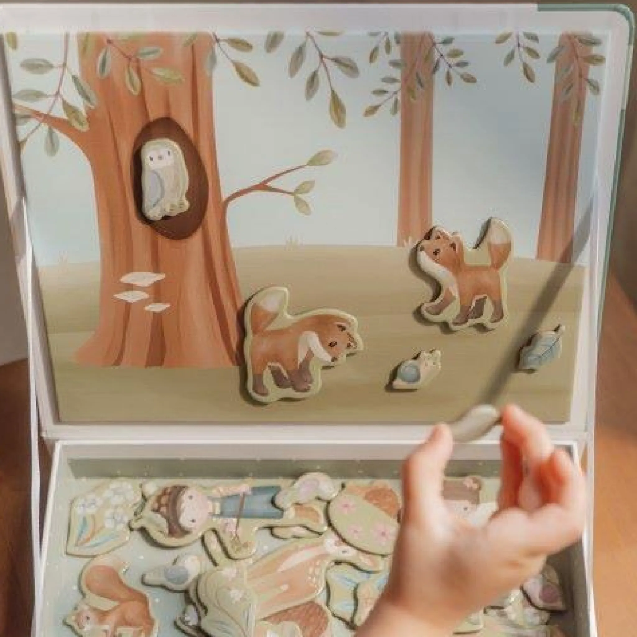 Little Dutch Magnetic play board - Multicolored - Forest Friends Sale