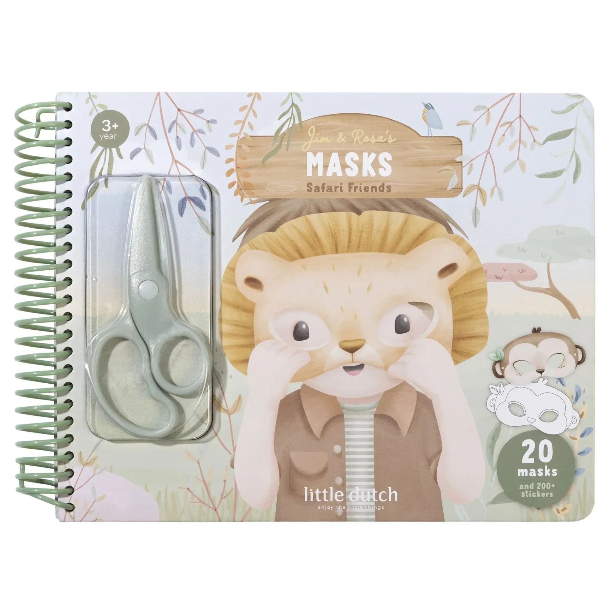 Little Dutch Making masks craft book - Jim Sale
