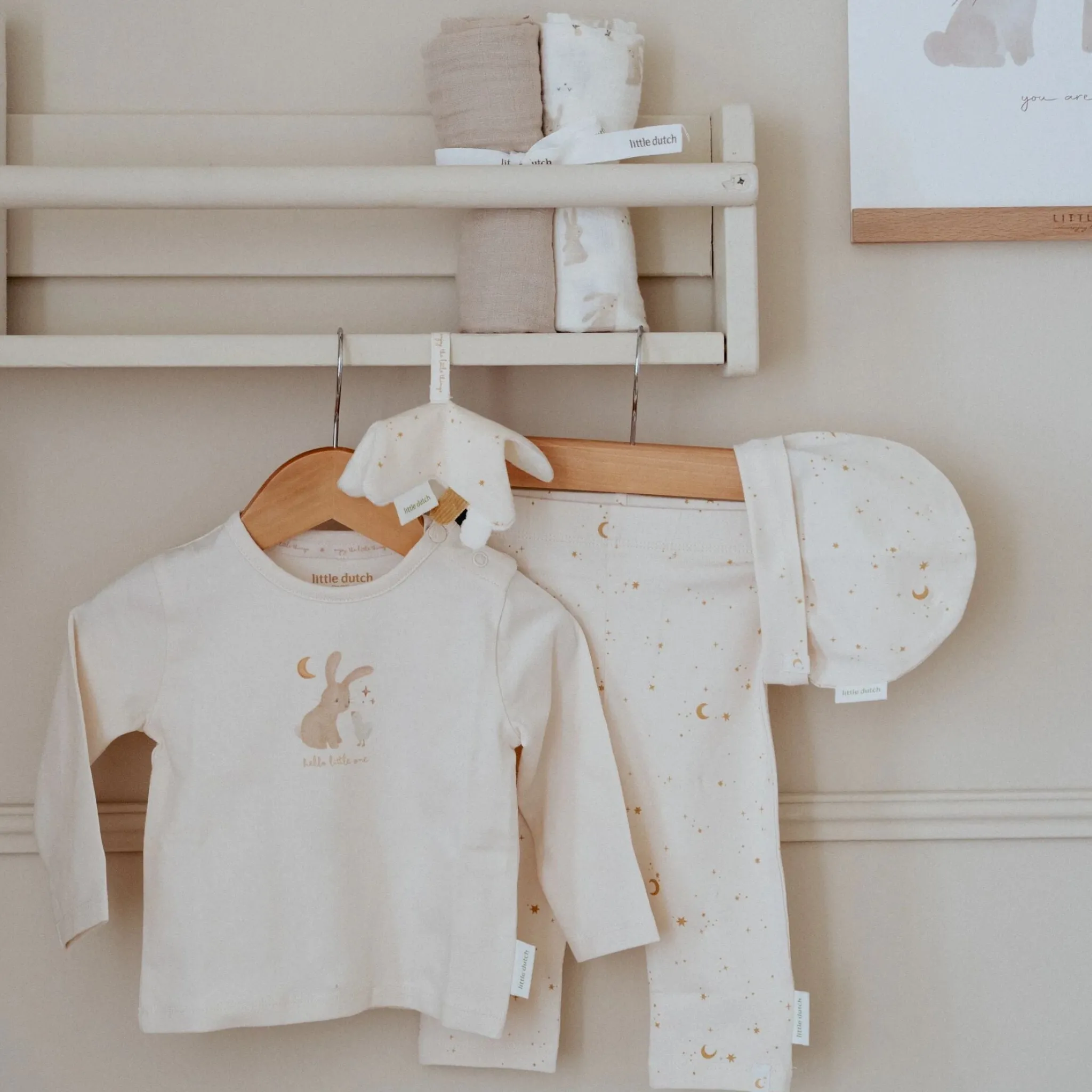 Little Dutch Maternity gift clothing set - Beige Clearance