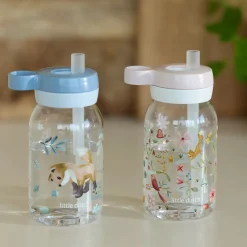 Little Dutch Mepal Drinking Bottle with Straw 450 ml - Blue Hot