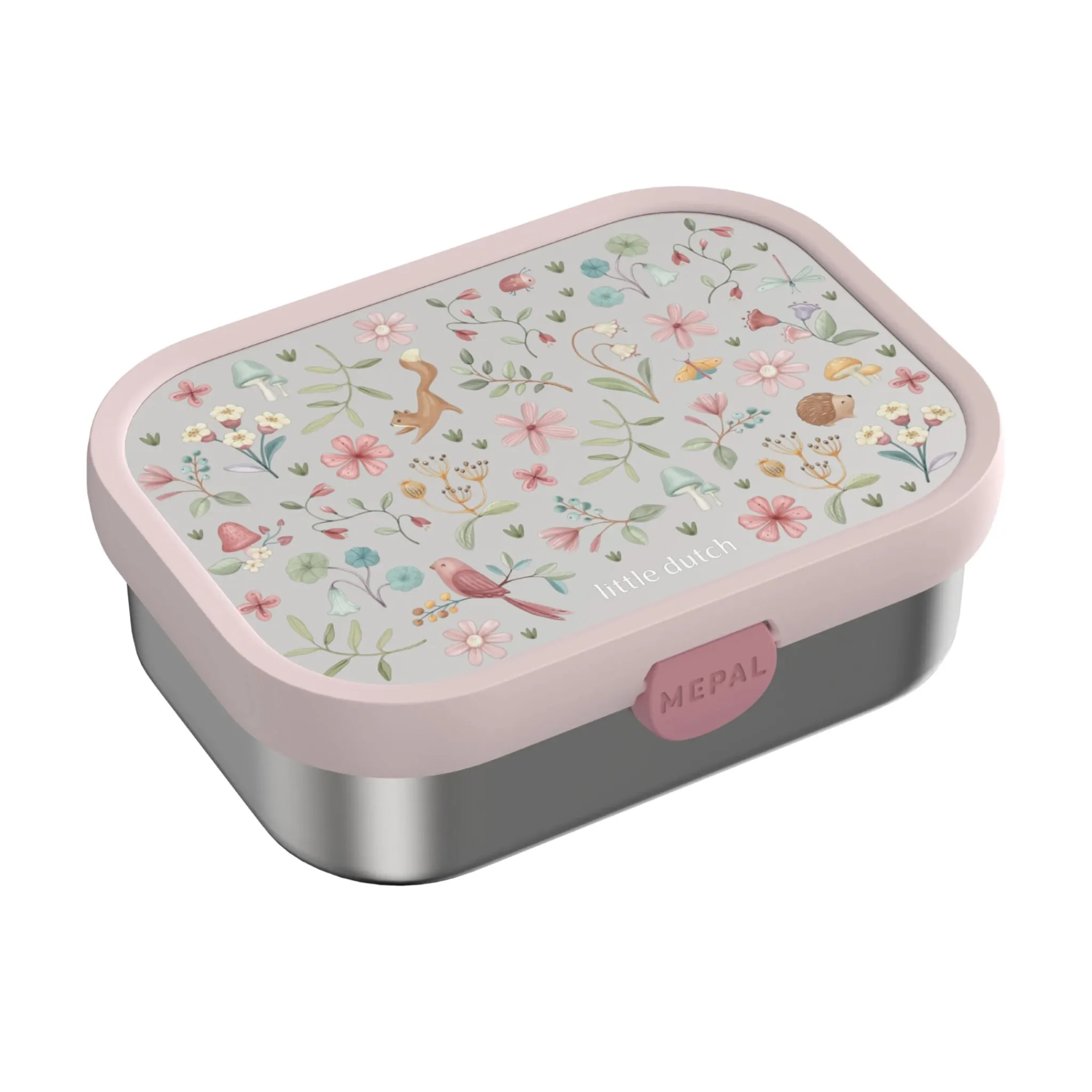 Little Dutch Mepal stainless steel lunch box with compartments - Blue Outlet