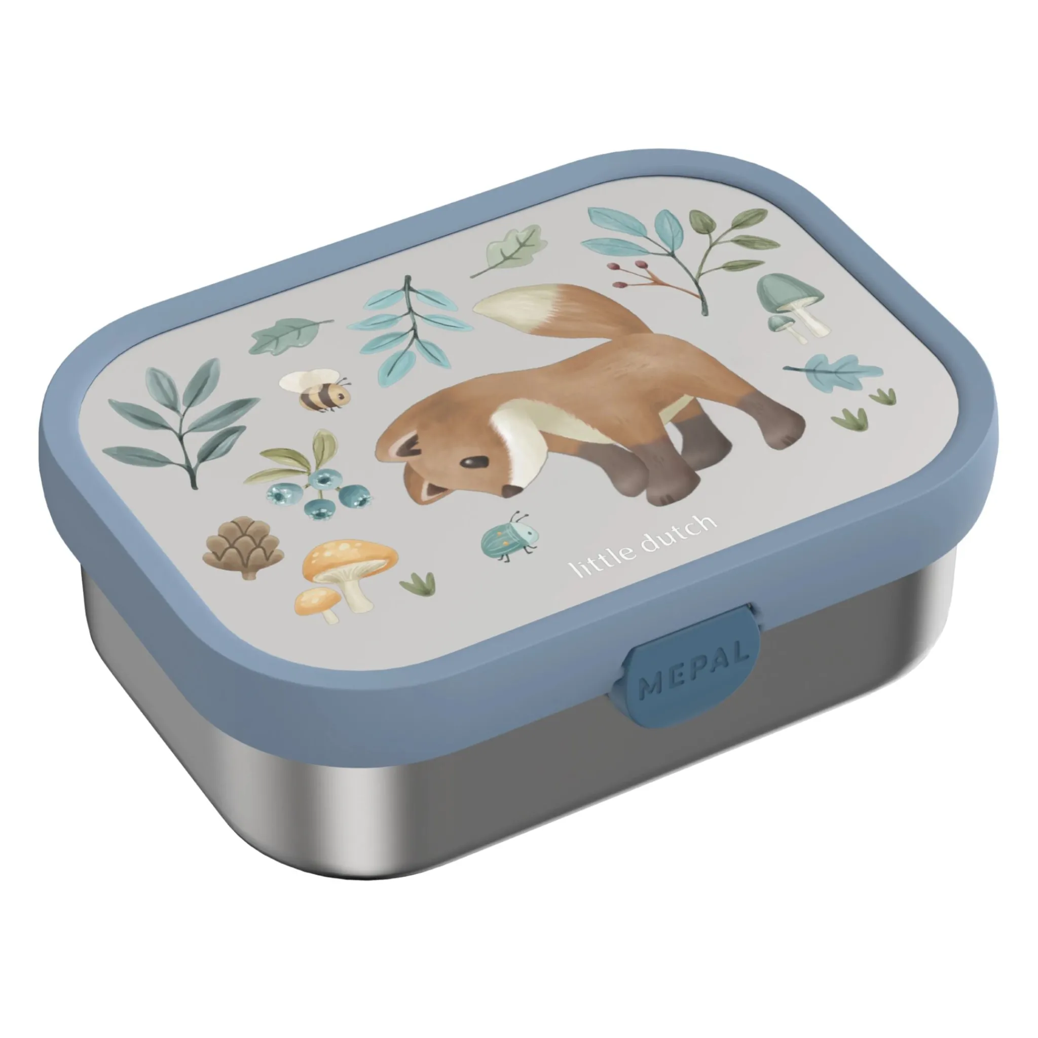 Little Dutch Mepal stainless steel lunch box with compartments - White Best