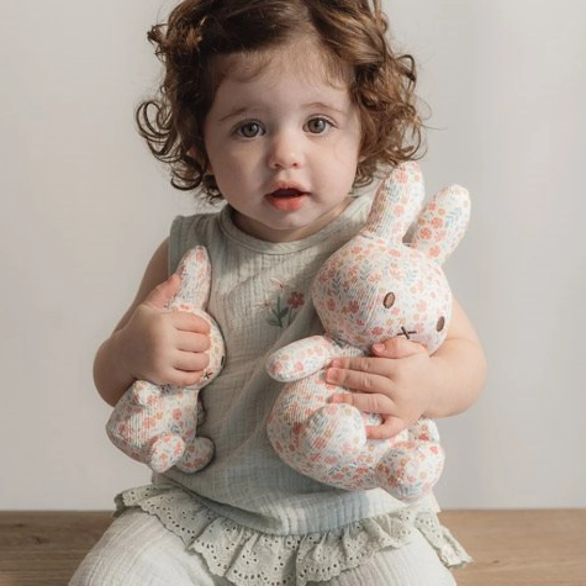 Little Dutch miffy cuddle all-over print 20 cm - Pink - Lucky Blossom Best