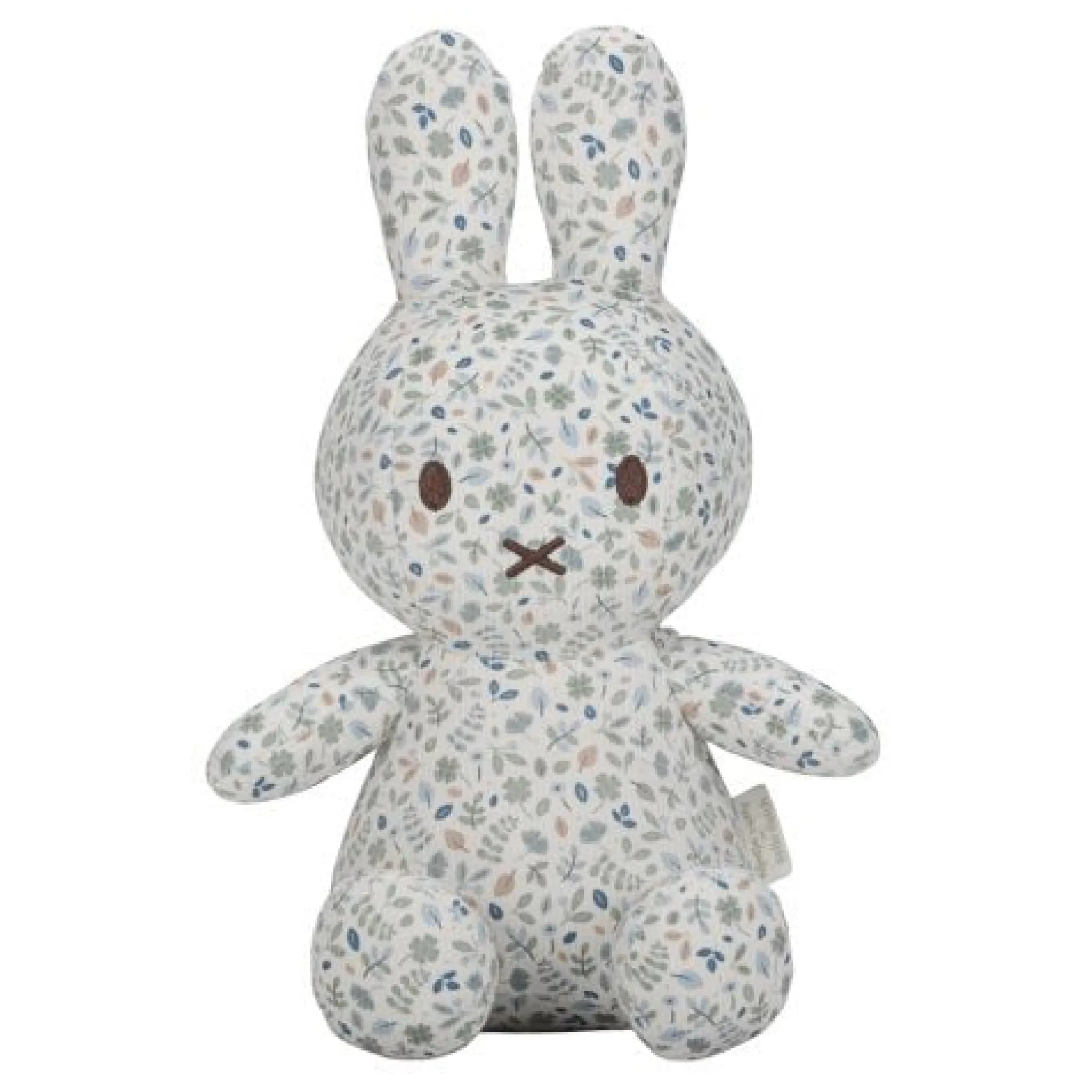 Little Dutch miffy cuddle all-over print 30 cm - Blue - Lucky Leaves Sale