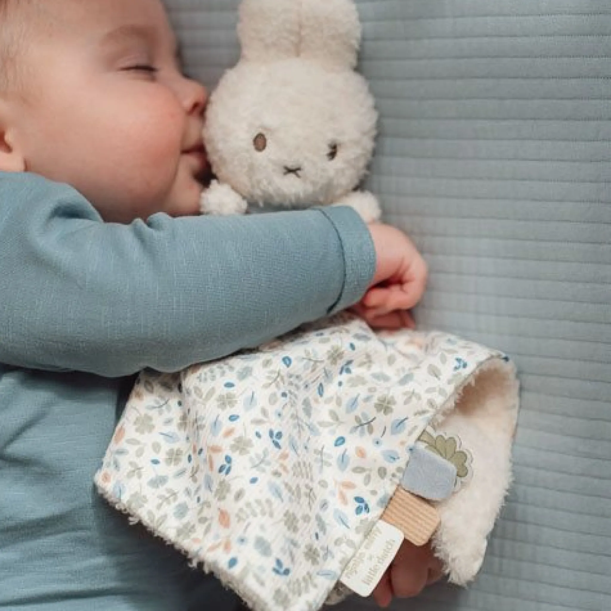 Little Dutch miffy cuddle cloth - Blue - Lucky Leaves Hot