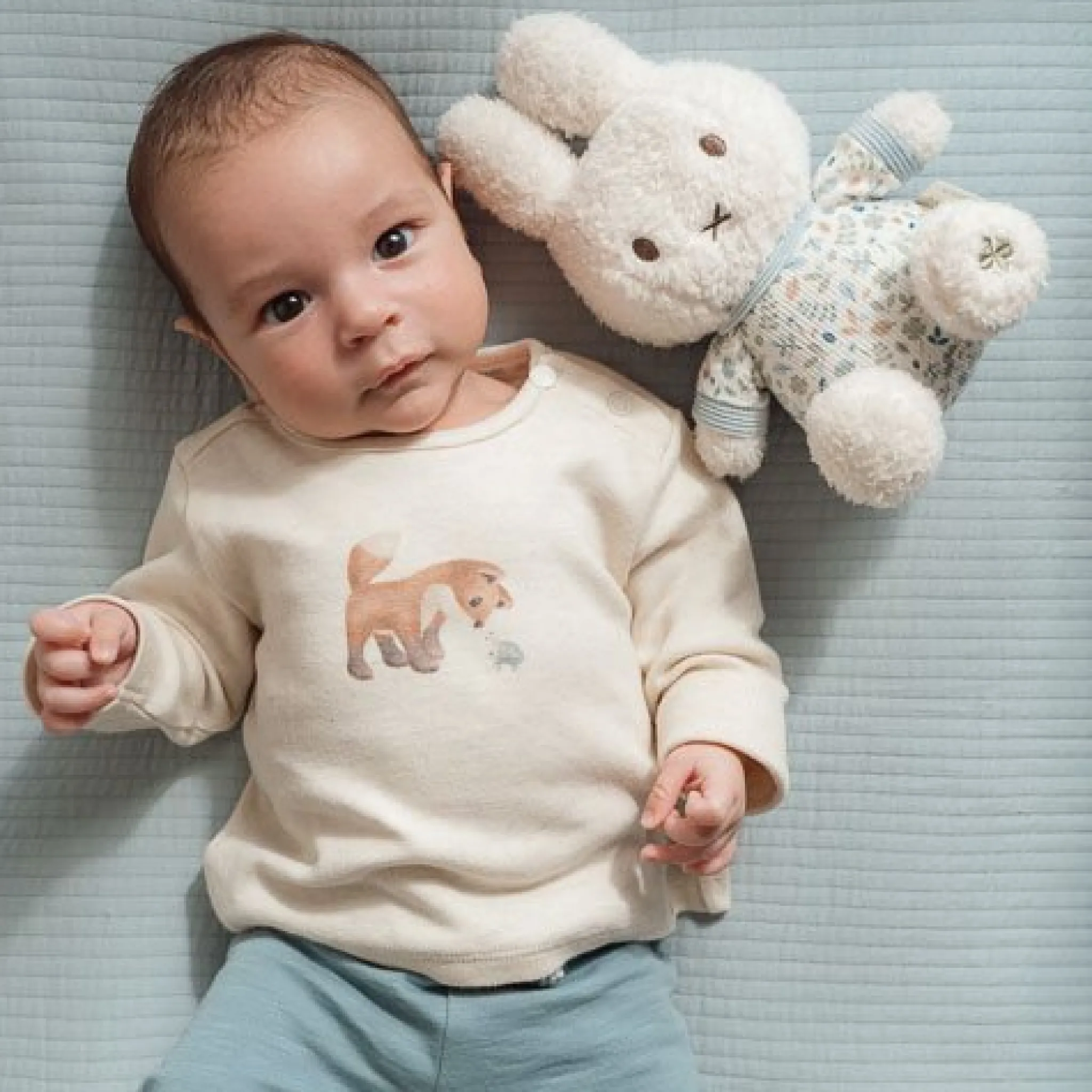 Little Dutch miffy cuddle 20 cm - Blue - Lucky Leaves Online
