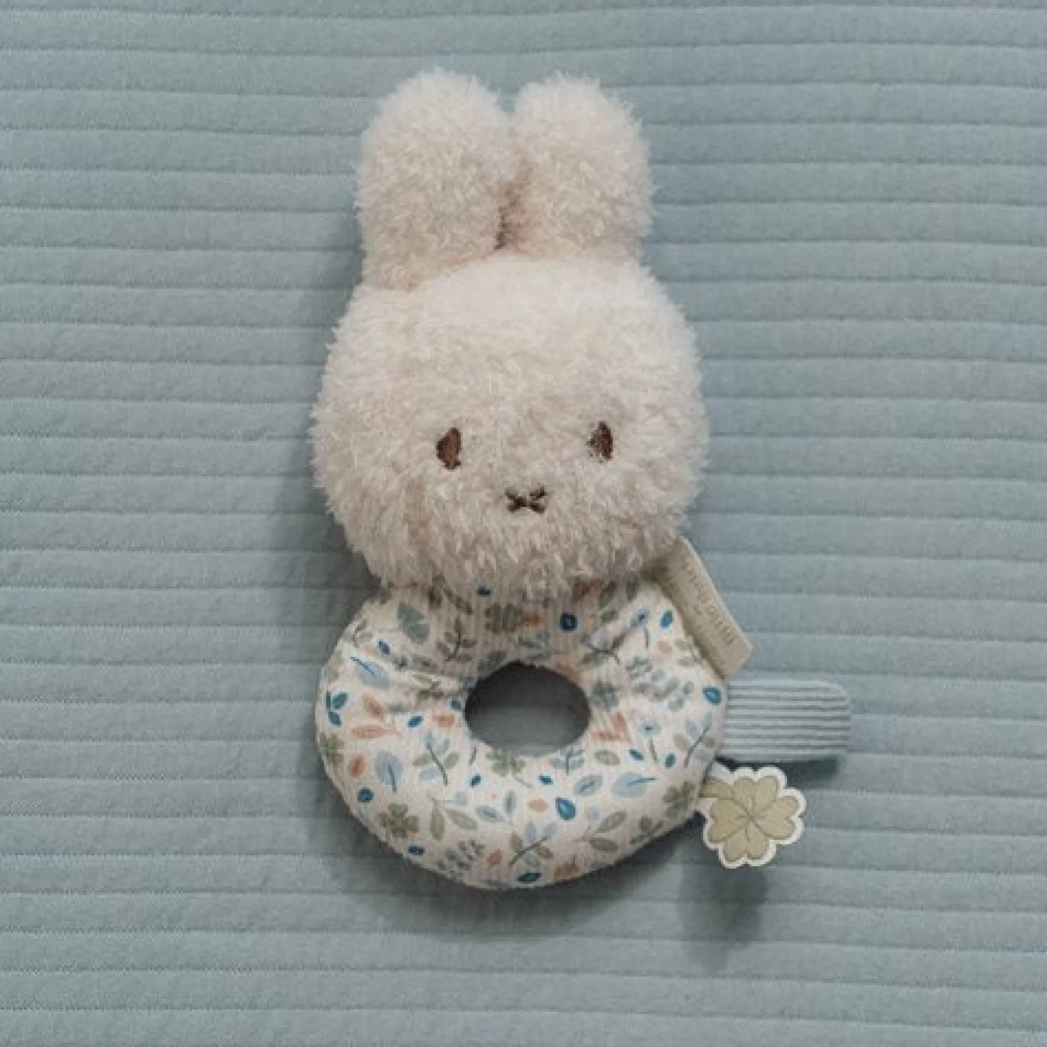 Little Dutch miffy rattle - Blue - Lucky Leaves
