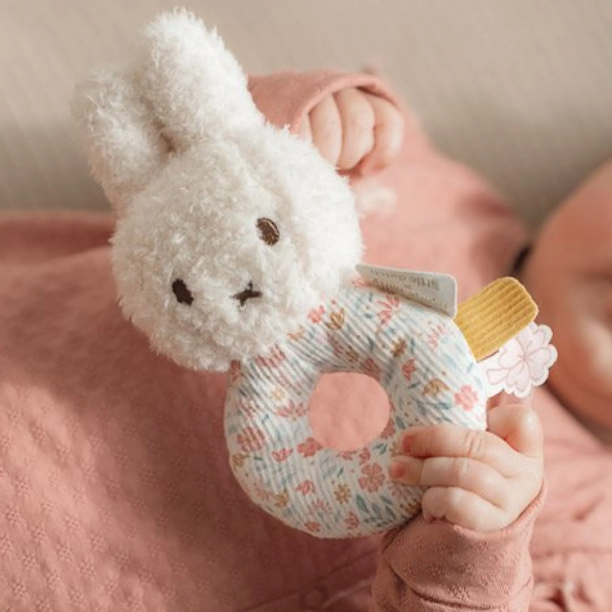 Little Dutch miffy rattle - Pink - Lucky Blossom Discount