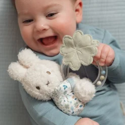 Little Dutch miffy ring rattle - Blue - Lucky Leaves Outlet