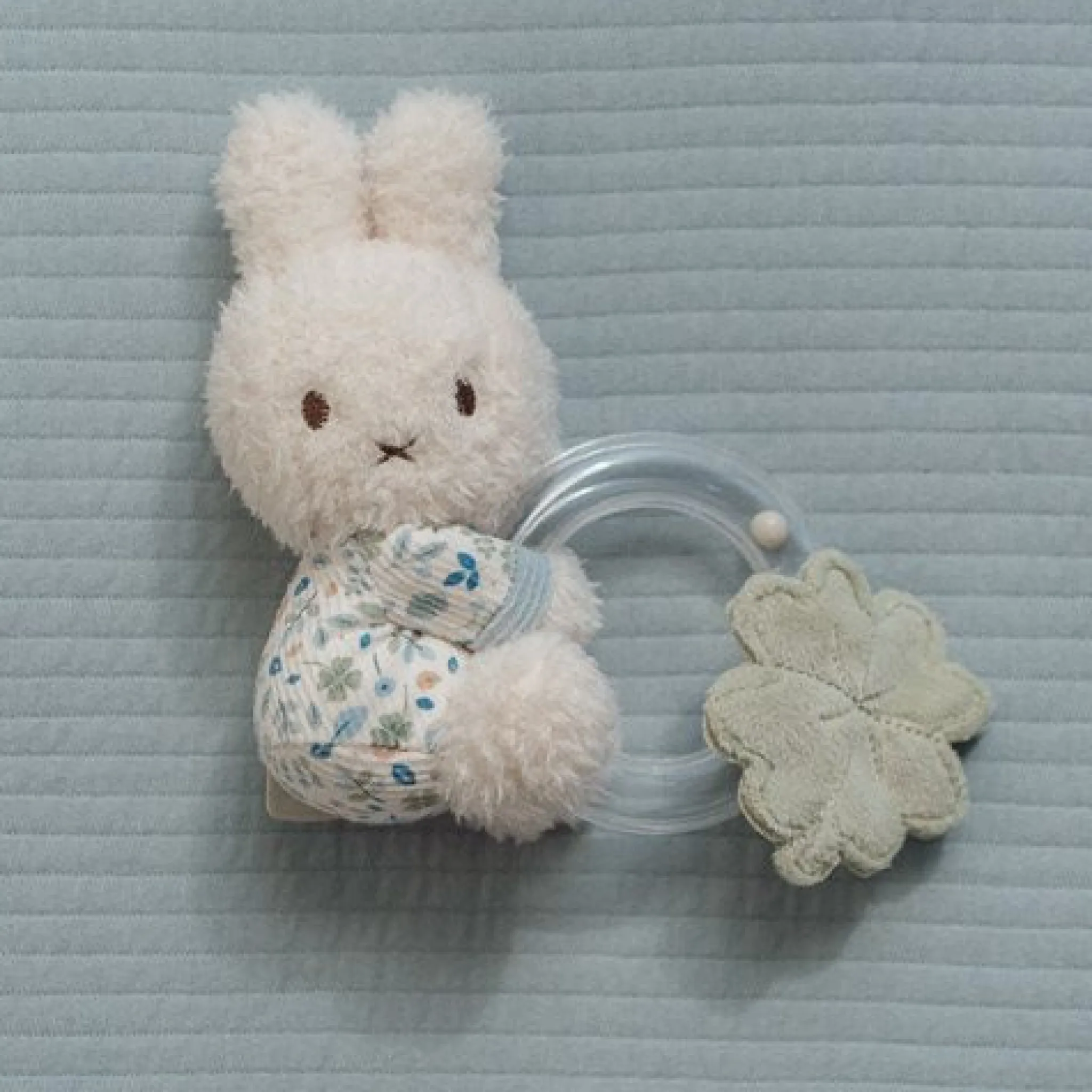 Little Dutch miffy ring rattle - Blue - Lucky Leaves Outlet