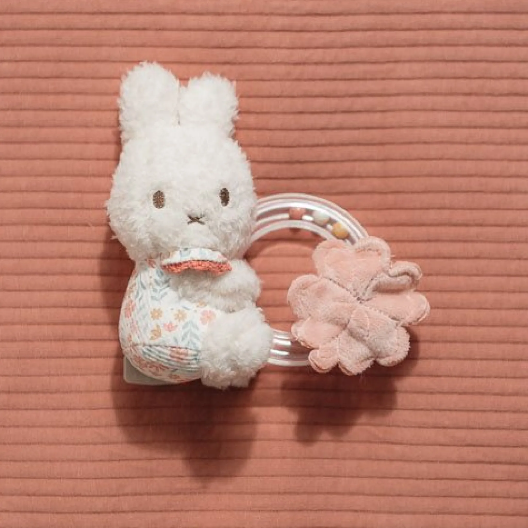 Little Dutch miffy ring rattle - Pink - Lucky Blossom Outlet