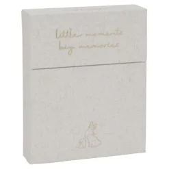 Little Dutch Milestone cards - Green - Baby Bunny New
