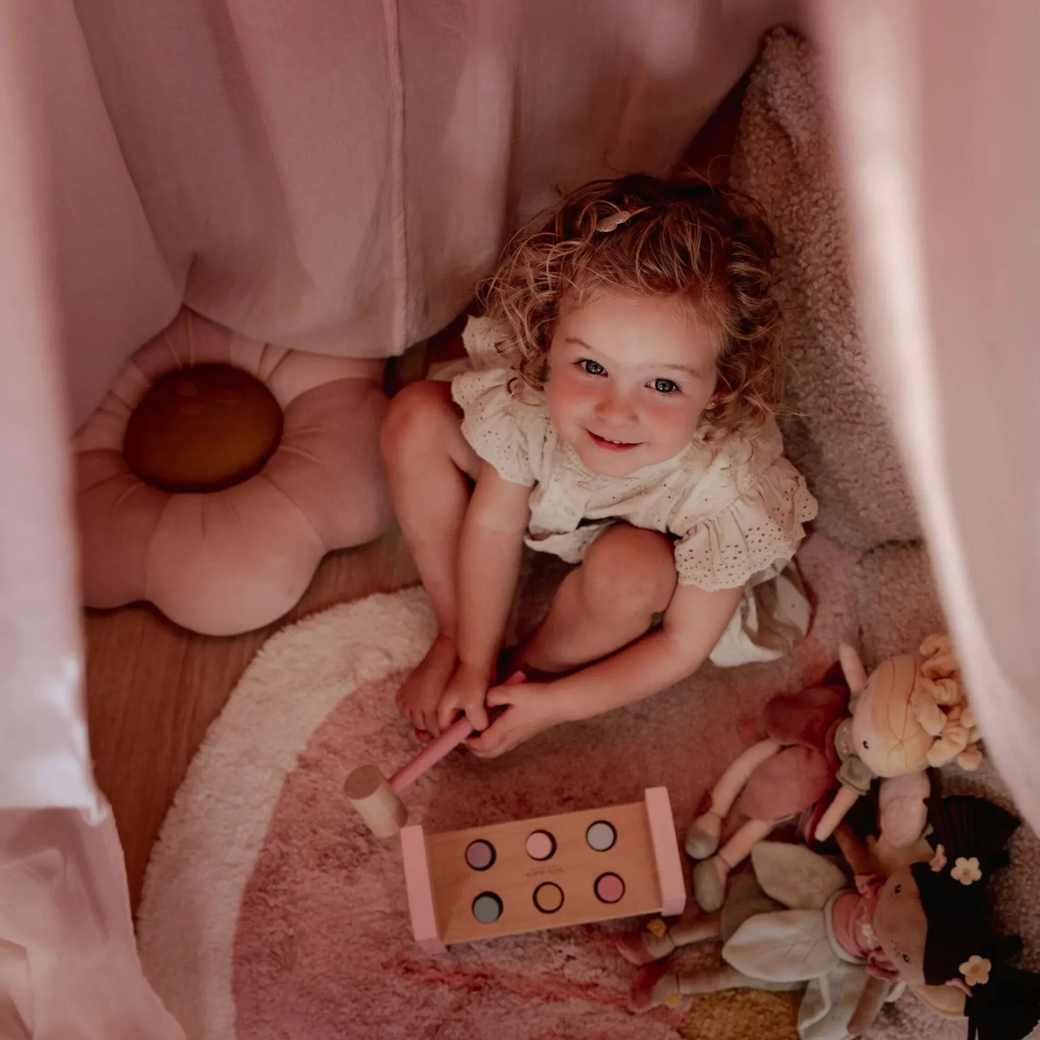 Little Dutch Mosquito net - Pink - Essentials Online