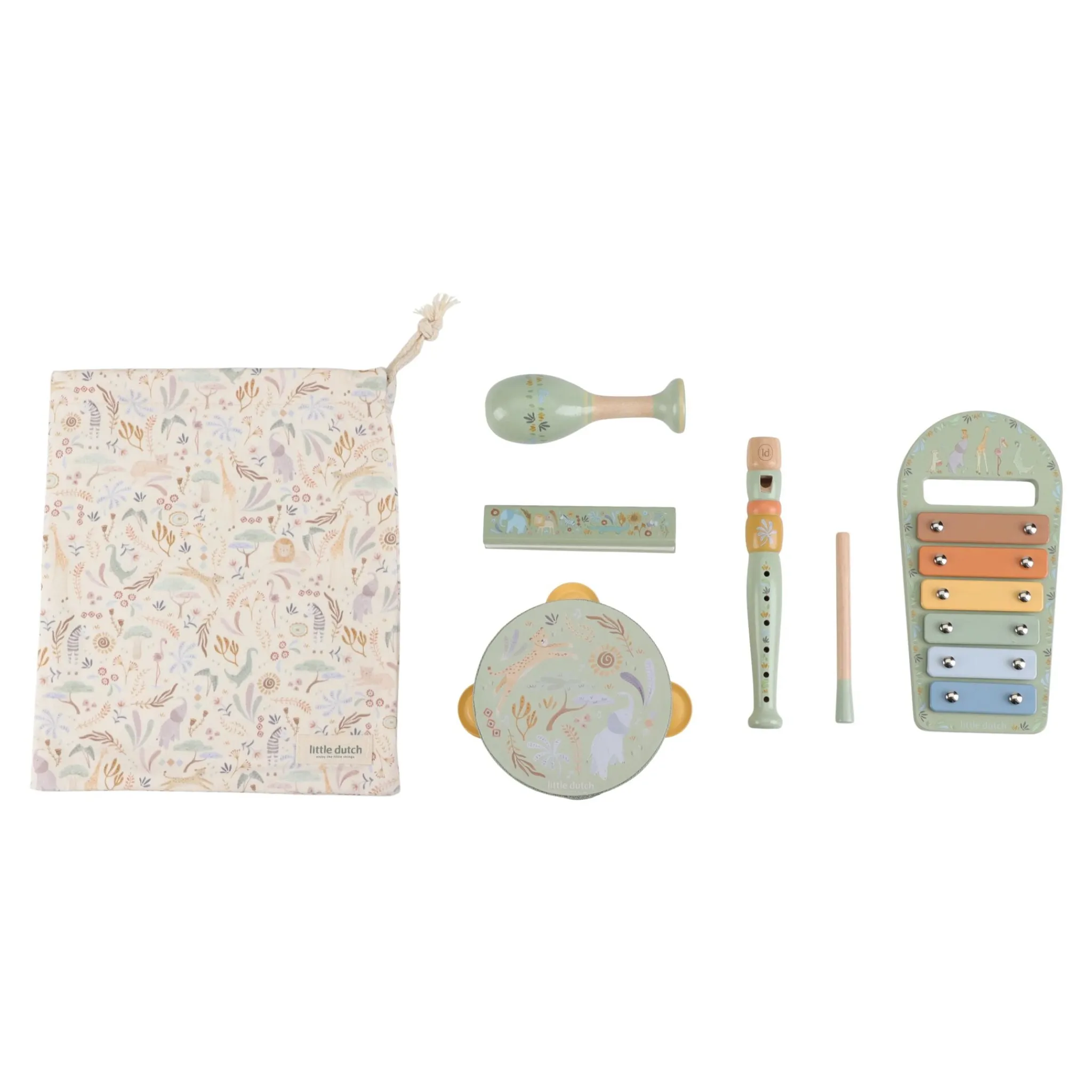 Little Dutch Music set - Green - Safari Friends Online