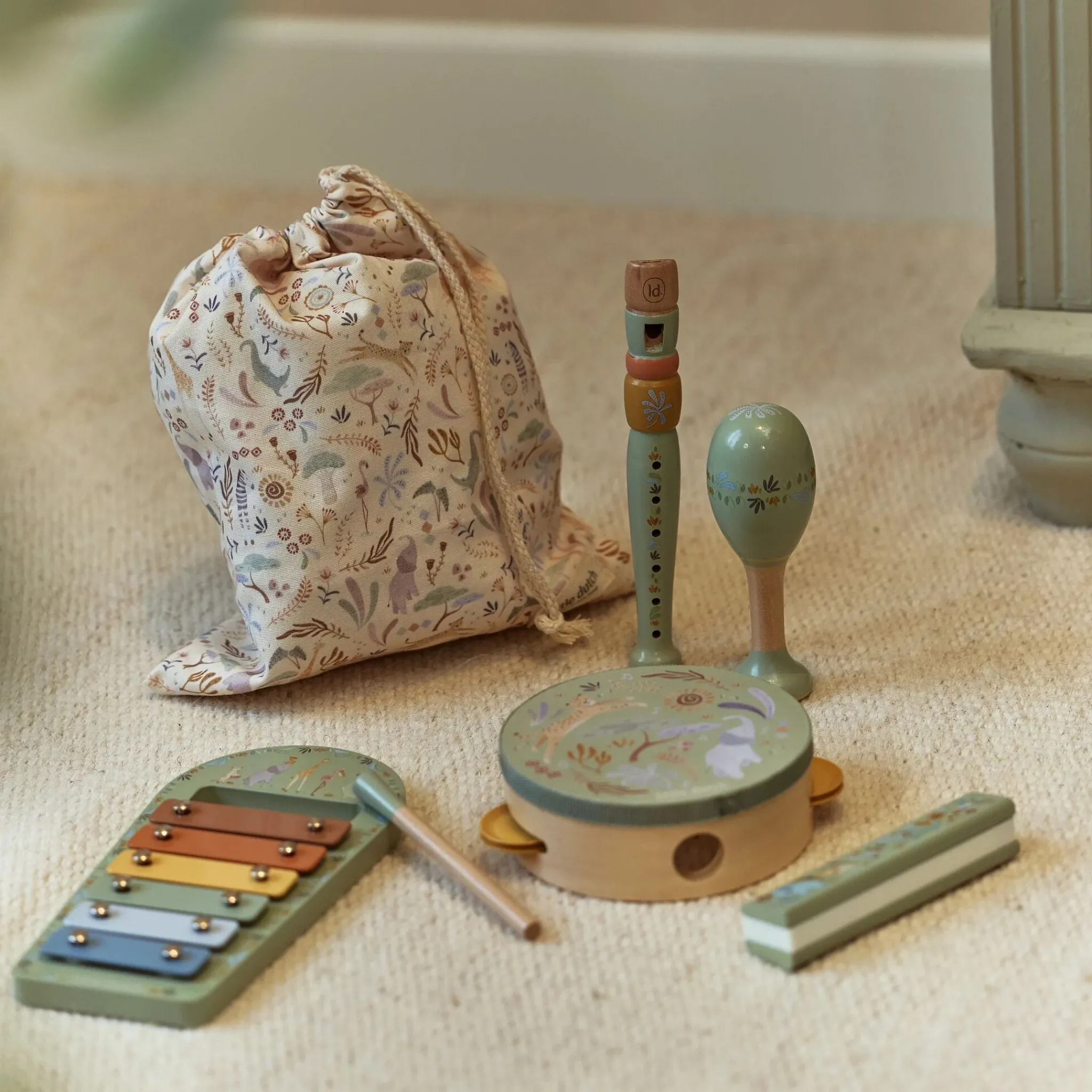 Little Dutch Music set - Green - Safari Friends Online