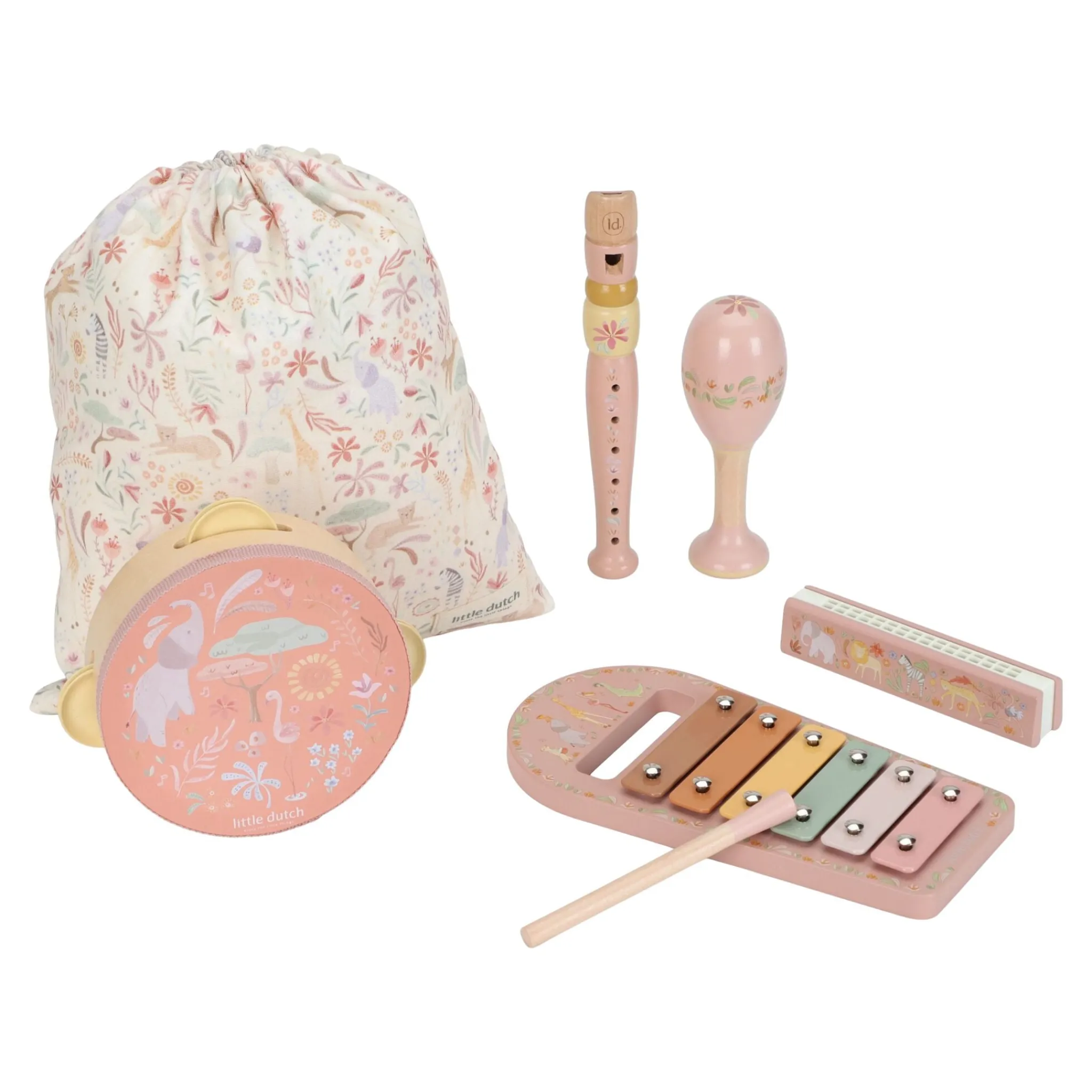 Little Dutch Music set - Pink - Safari Friends Discount