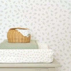 Little Dutch Non-woven wallpaper - Multicolored - Essentials - Blueberry Leaves Clearance
