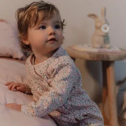Little Dutch One-piece pajamas - Pink - Fairy Garden - Fairy Floral Hot