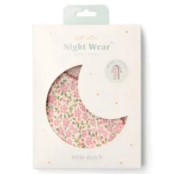 Little Dutch One-piece pajamas - Pink - Fairy Garden - Fairy Floral Hot