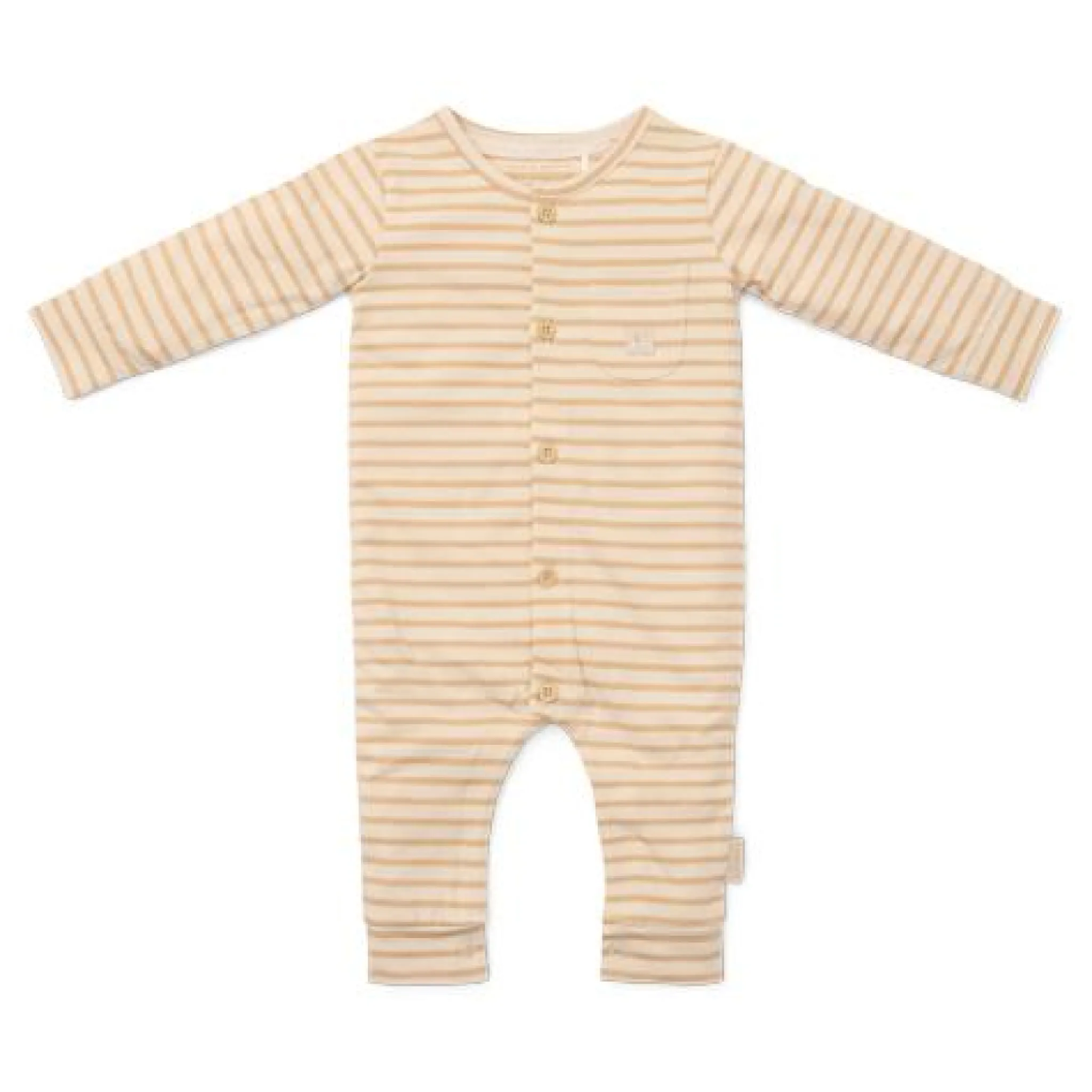 Little Dutch One -piece pajamas - sand - striped Sale