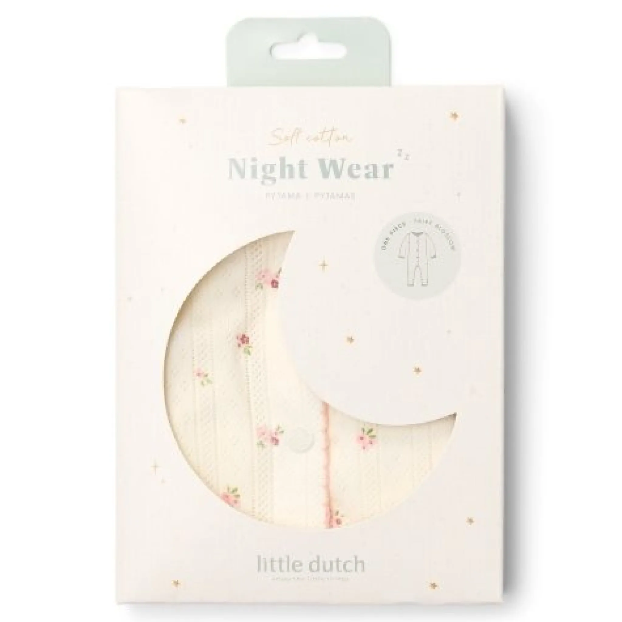 Little Dutch One-piece pajama - White - Fairy Garden - Fairy Blossom Hot