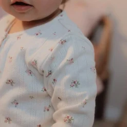 Little Dutch One-piece pajama - White - Fairy Garden - Fairy Blossom Hot