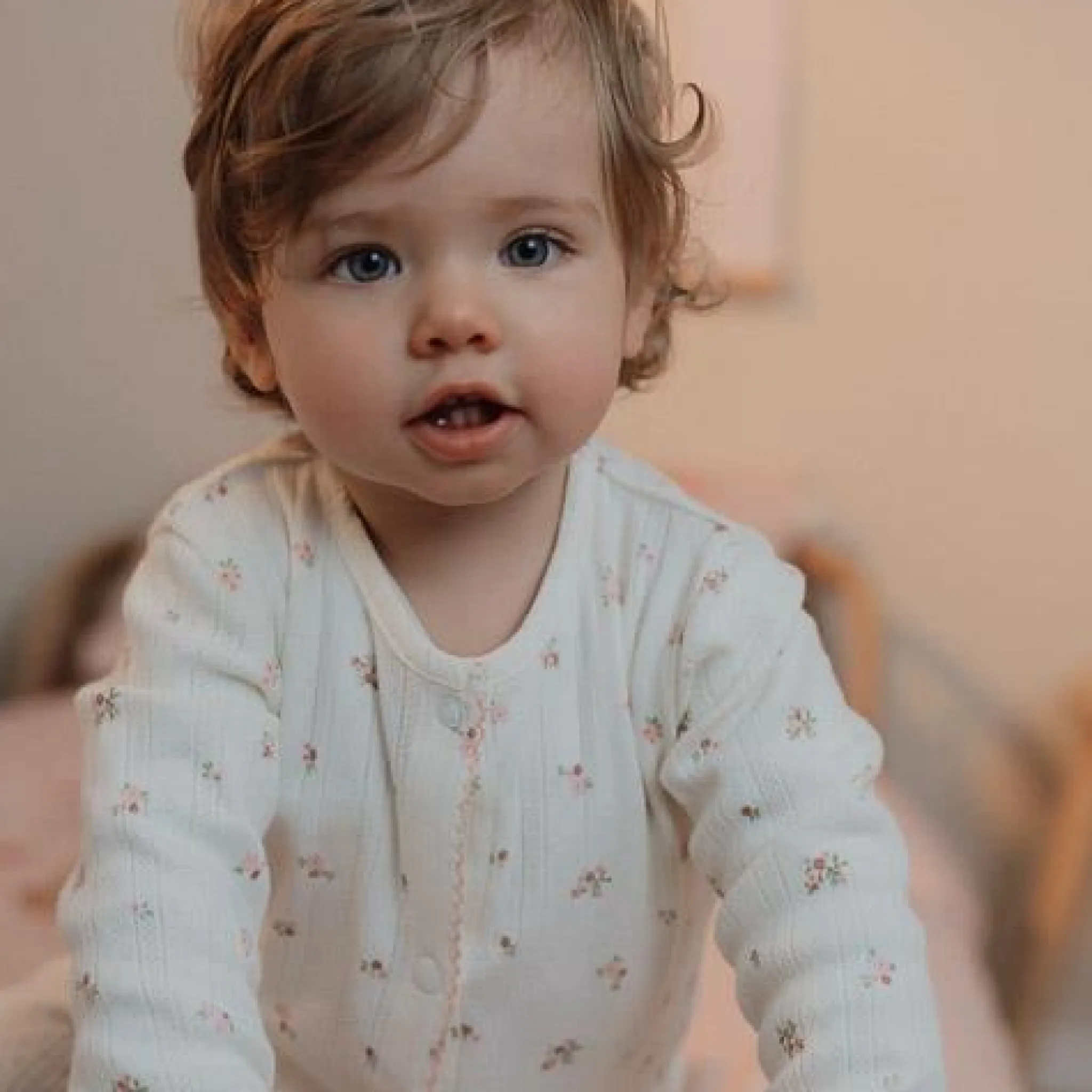 Little Dutch One-piece pajama - White - Fairy Garden - Fairy Blossom Hot