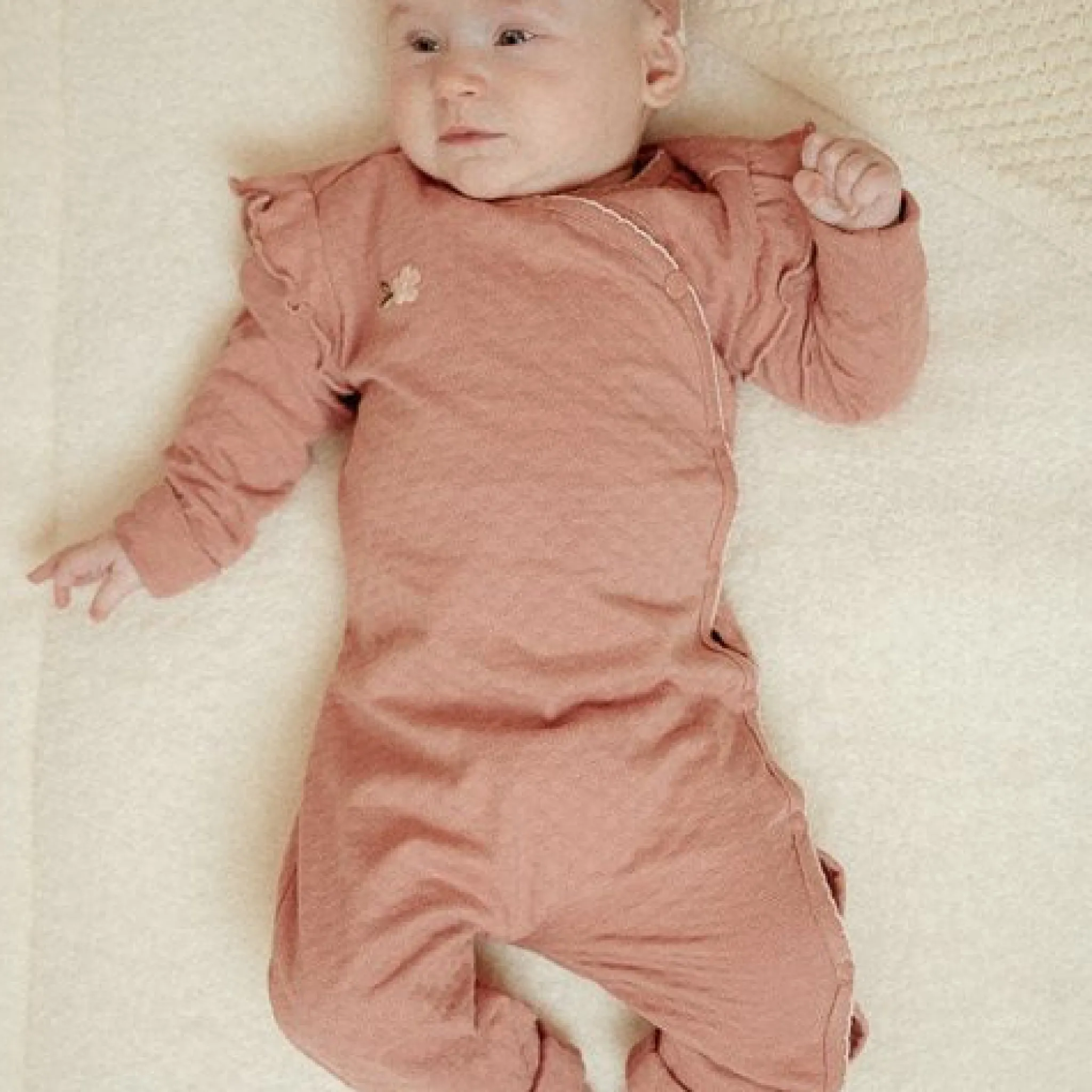 Little Dutch Onesie - Long sleeves - Pink - Fairy Garden Sale