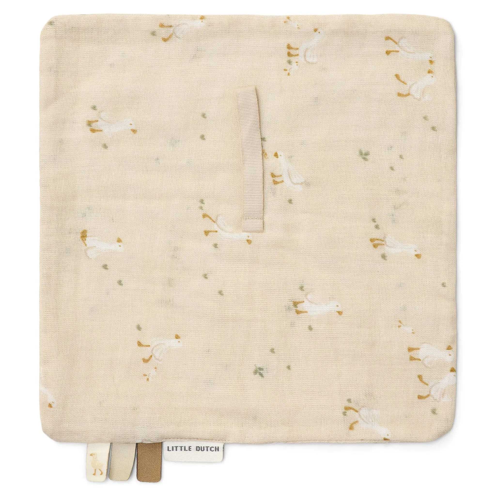 Little Dutch Pacifier Cloth - Beige - Newborn Naturals - Little Goose Discount
