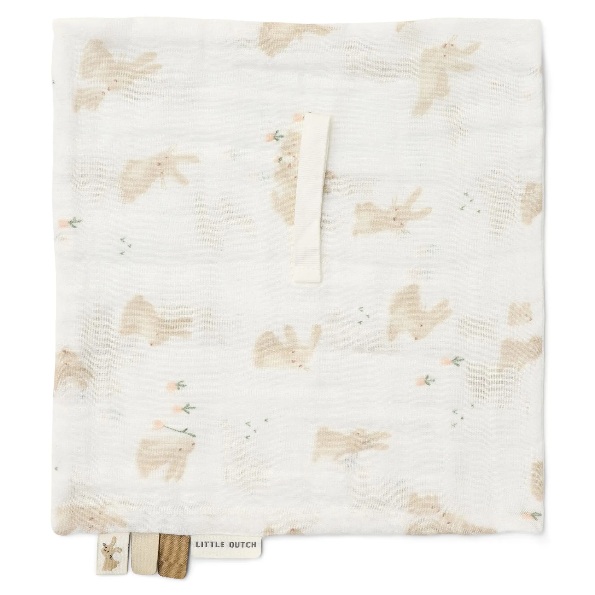 Little Dutch Pacifier Cloth - White - Newborn Naturals - Baby Bunny Outlet