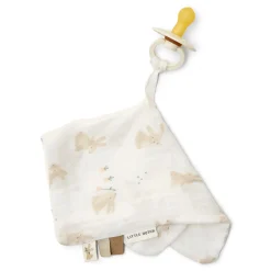 Little Dutch Pacifier Cloth - White - Newborn Naturals - Baby Bunny Outlet