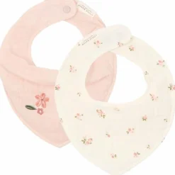 Little Dutch 2-pack Bandana bib - White - Fairy Garden - Fairy Blossom Hot