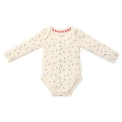Little Dutch 2-pack Christmas romper long sleeve – Beige