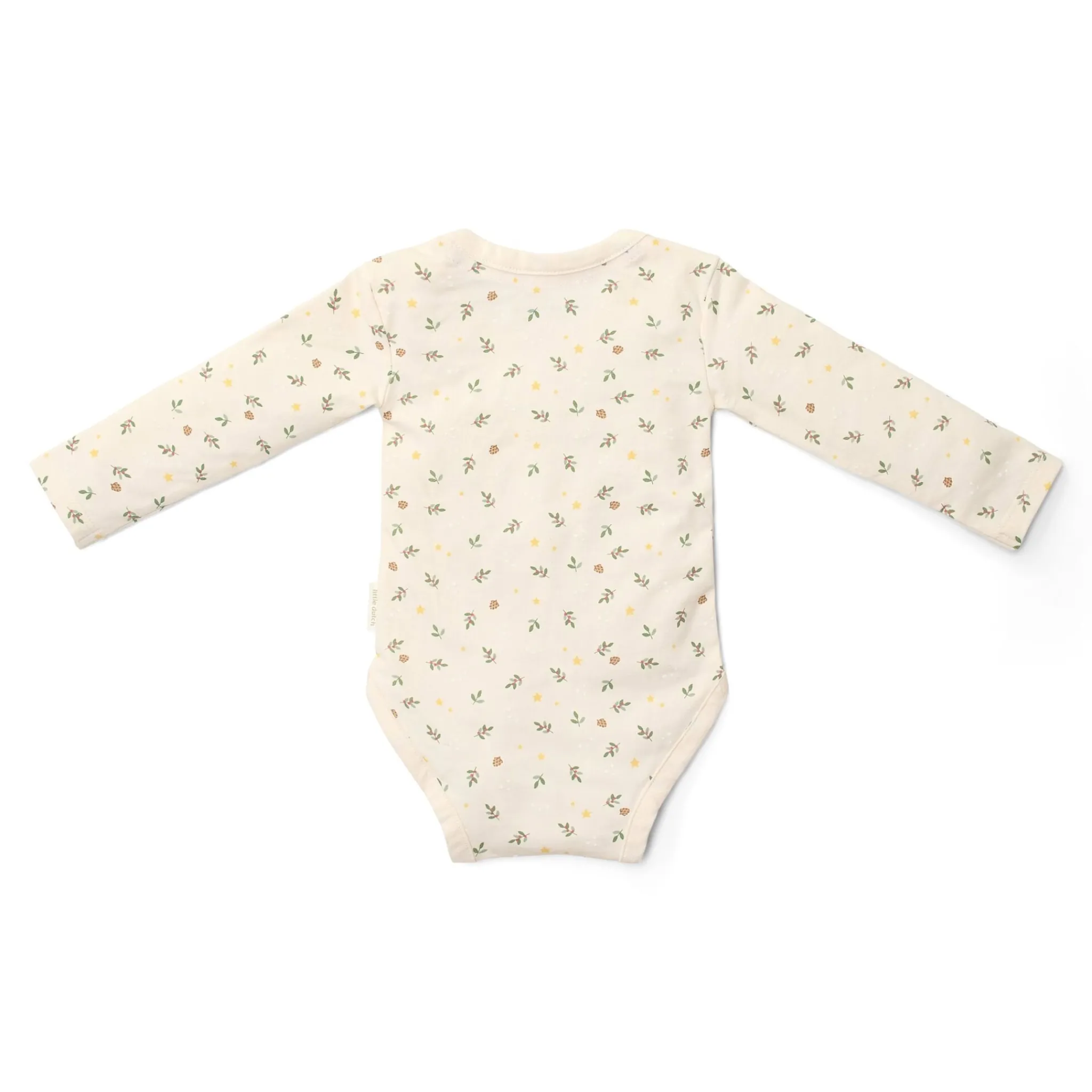 Little Dutch 2-pack Christmas romper long sleeve – Beige