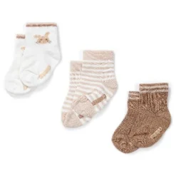 Little Dutch 3-pack socks - Sand - Newborn Naturals - Baby Bunny Discount