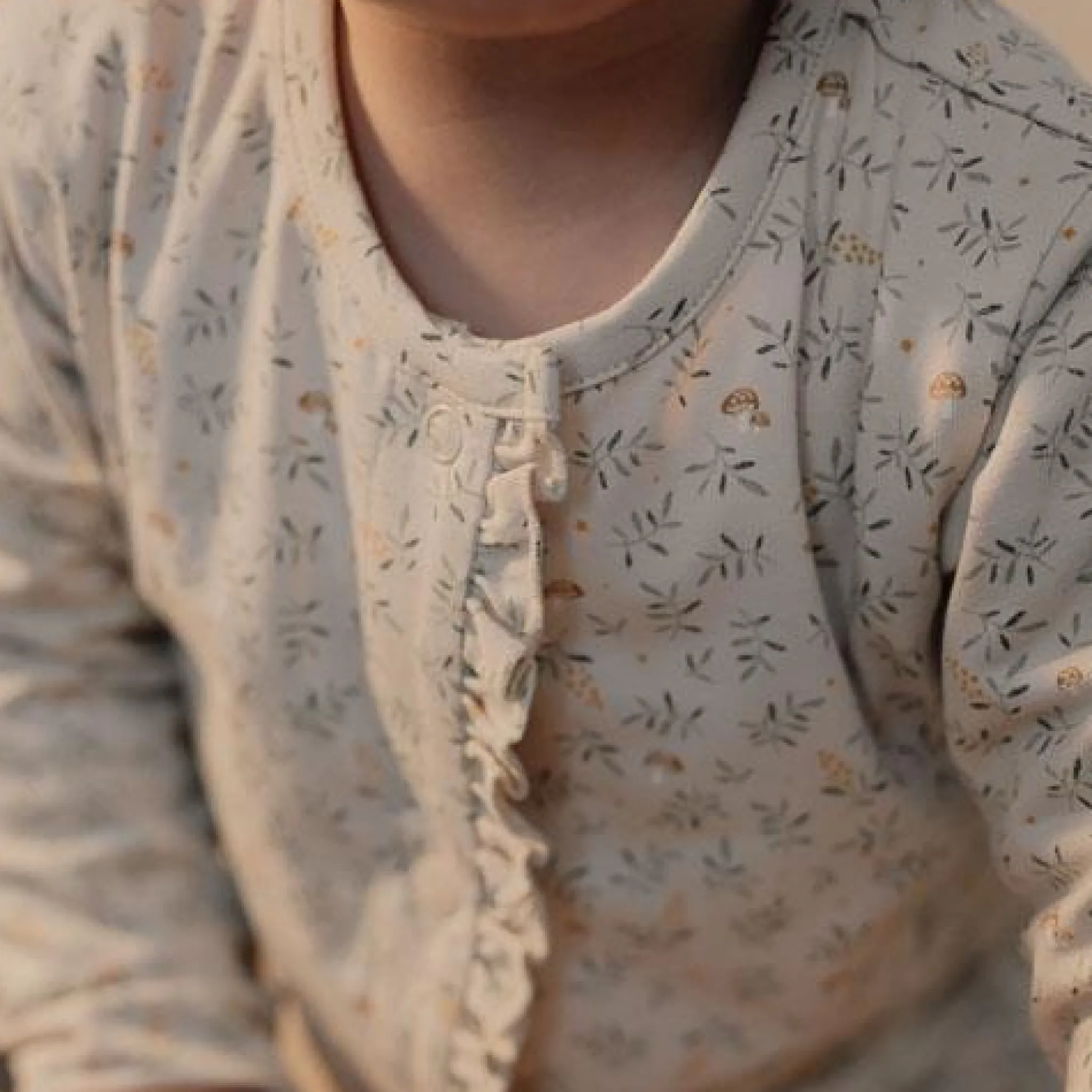 Little Dutch Pajamas - Sand - Blueberry Leaves Discount