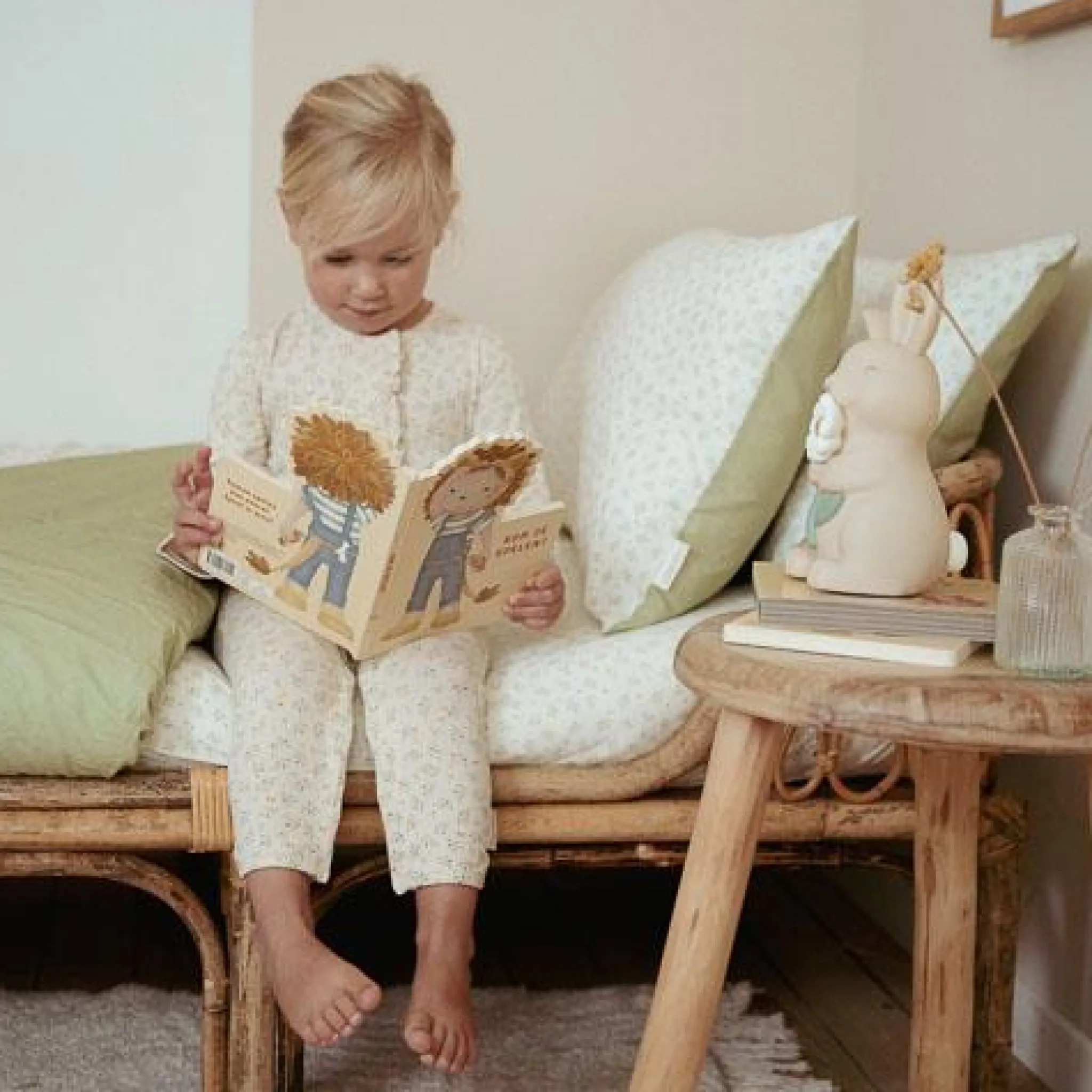 Little Dutch Pajamas - Sand - Blueberry Leaves Discount