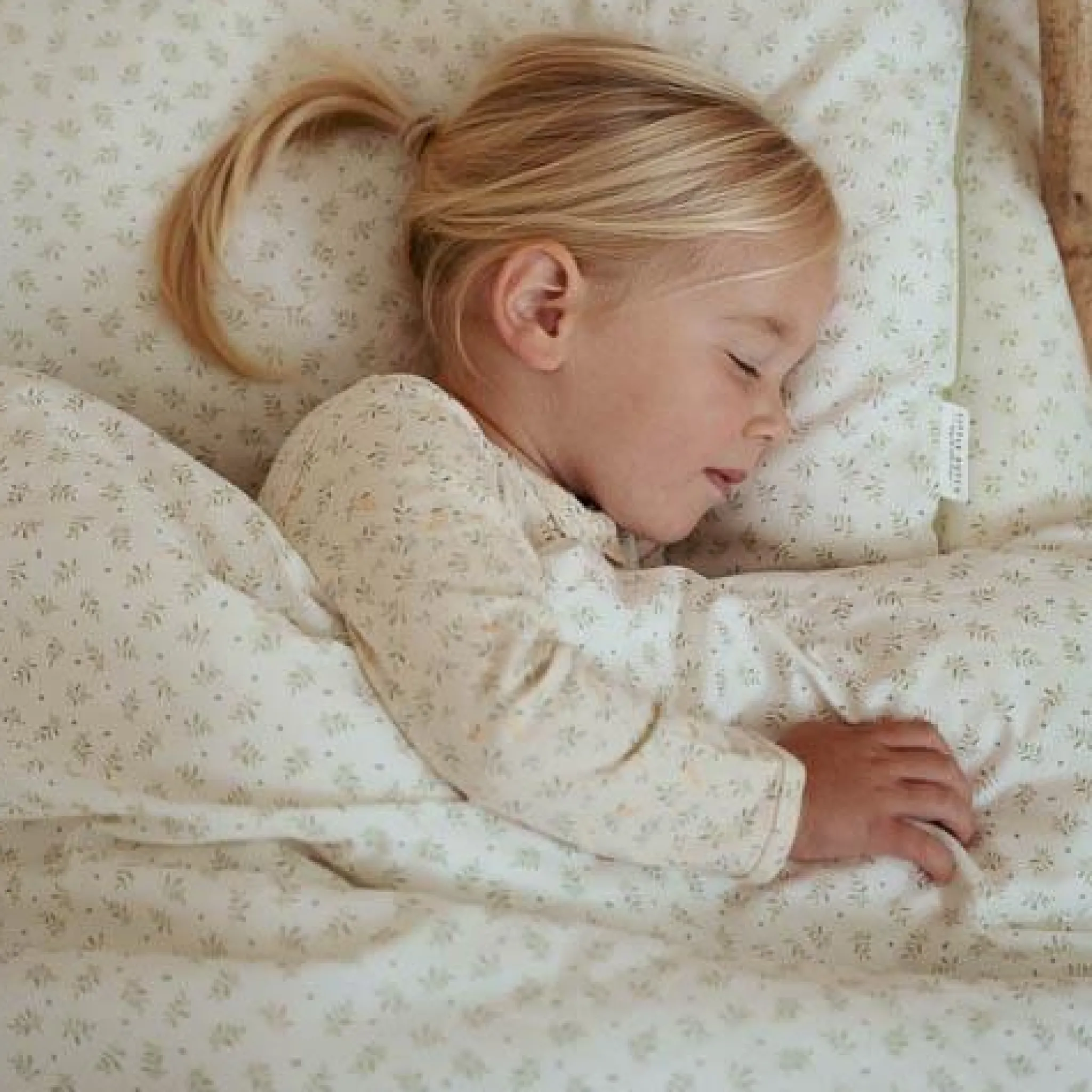 Little Dutch Pajamas - Sand - Blueberry Leaves Discount