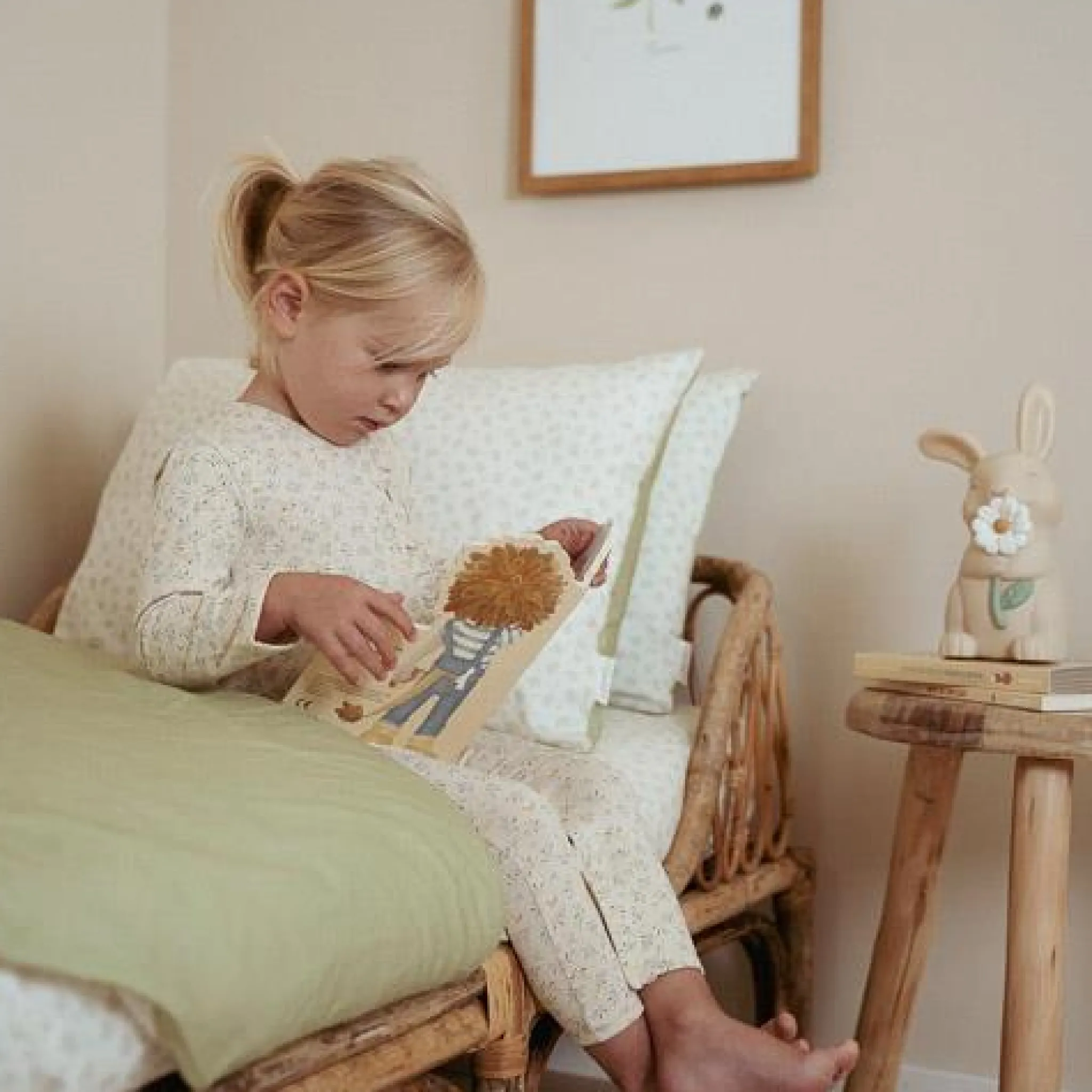 Little Dutch Pajamas - Sand - Blueberry Leaves Discount