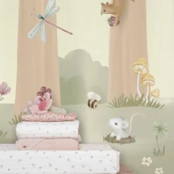 Little Dutch Photo wallpaper - Multicolored - Fairy Garden Hot