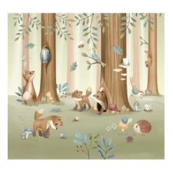 Little Dutch Photo wallpaper - Multicolored - Forest Friends Sale