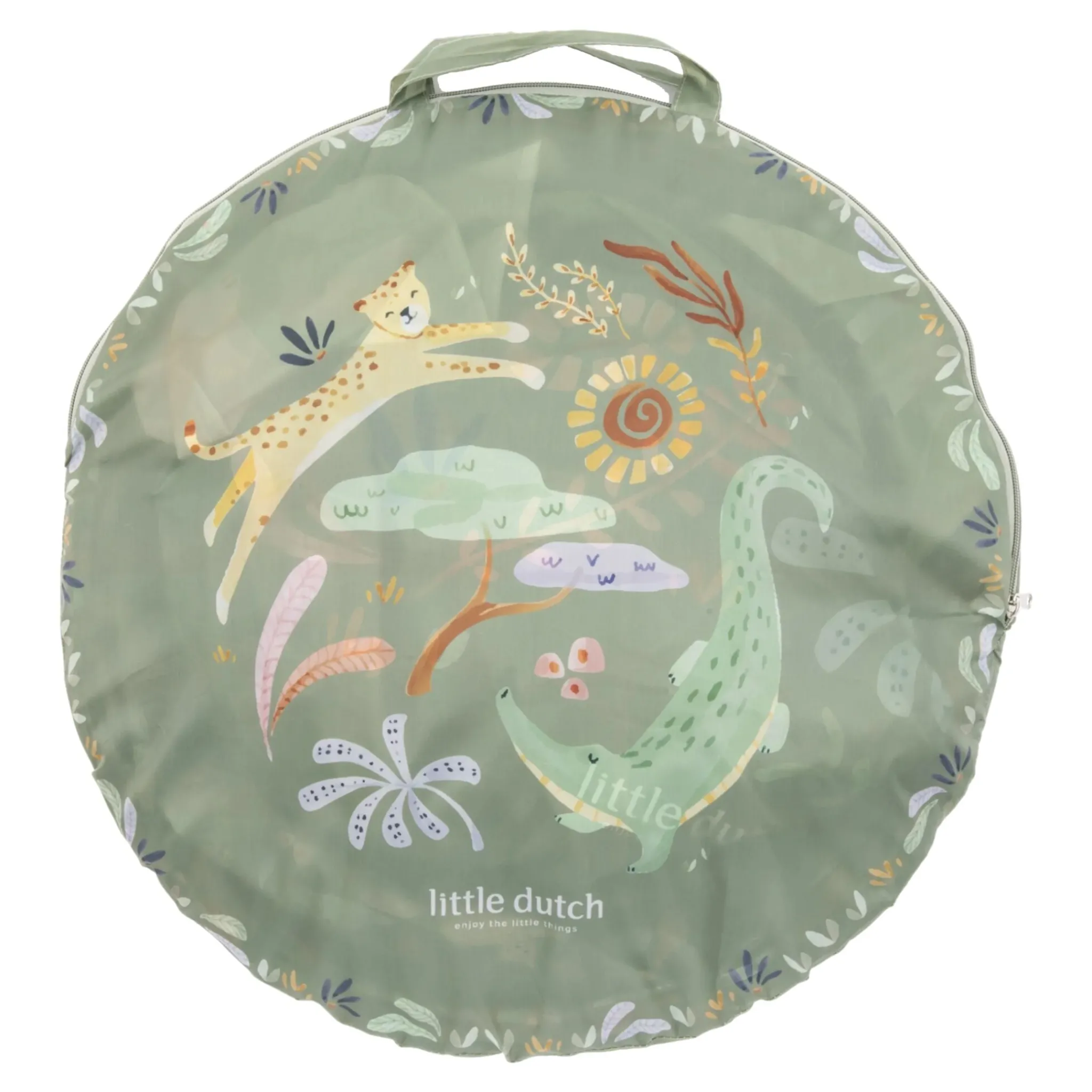 Little Dutch Play tent - Crawl tunnel - Green