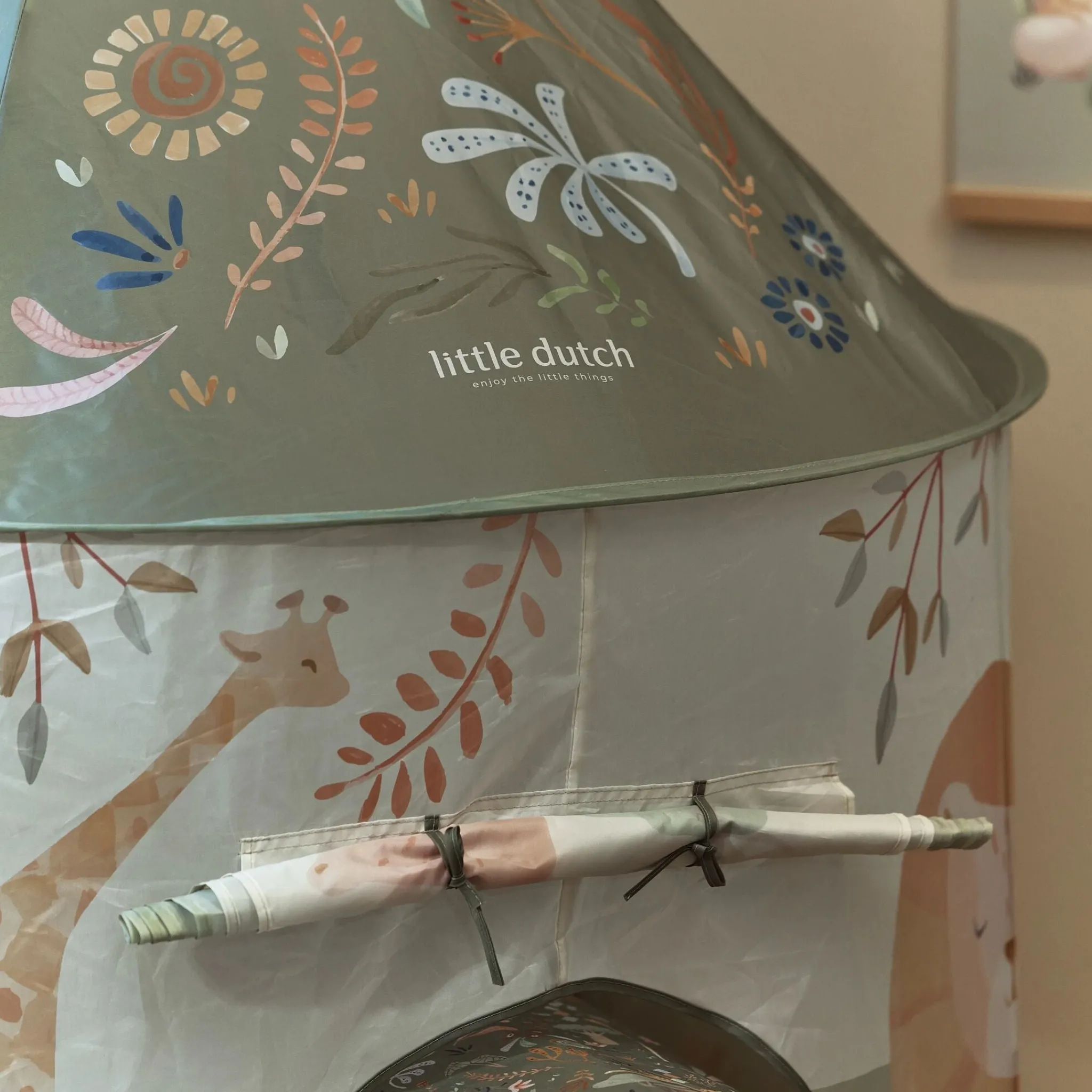 Little Dutch Play tent - Crawl tunnel - Green