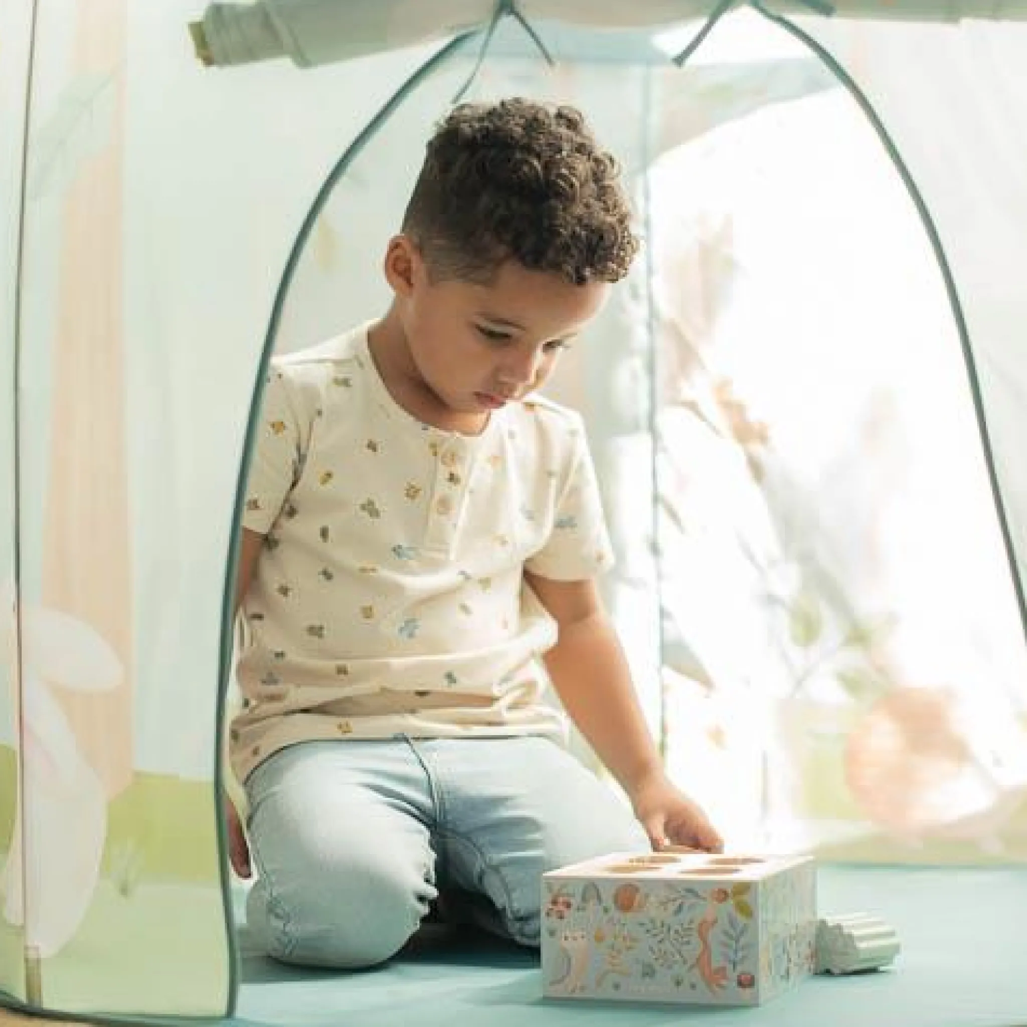 Little Dutch Play tent Forest Friends - Multicolored - Forest Friends Outlet