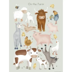 Little Dutch Poster - Multicolor - Size A3 - Little Farm Sale