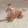 Little Dutch Pull Animal Deer - Pink - Fairy Garden Online