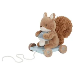 Little Dutch Pull Animal Squirrel - Blue - Forest Friends Sale